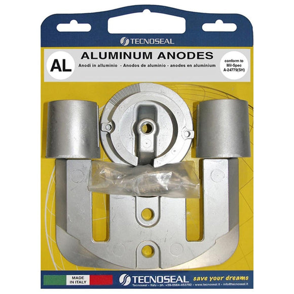 Tecnoseal Aluminium Mercury Bravo One Anode Kit